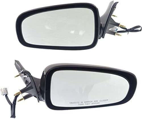 Set Of 2 Front Power Mirror Non-Folding Non-Heated Primed Left Driver & Right Passenger Side Direct Replacement Compatible With 2000-2005 Chevrolet Impala GM1320218 GM1321218 10331492