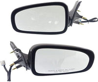 Set Of 2 Front Power Mirror Non-Folding Non-Heated Primed Left Driver & Right Passenger Side Direct Replacement Compatible With 2000-2005 Chevrolet Impala GM1320218 GM1321218 10331492