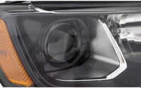 Front Head Light Assembly Halogen With Black Trim Right Passenger Side Direct Replacement Compatible With 2017-2021 Jeep Grand Cherokee CH2503309 68266646AF