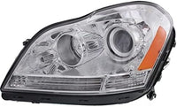 Set Of 2 Front Head Light Assembly Halogen Right Passenger And Left Driver Side Direct Replacement Compatible With 2007-2012 Mercedes Benz GL-Class MB2503202 MB2502202 1648204859
