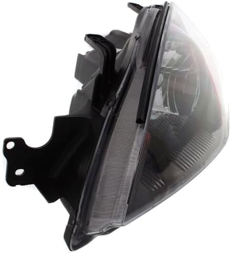 Front Head Light Assembly Plastic Left Driver Side Direct Replacement Compatible With 2004-2007 Mitsubishi Lancer MI2502135 MN154899
