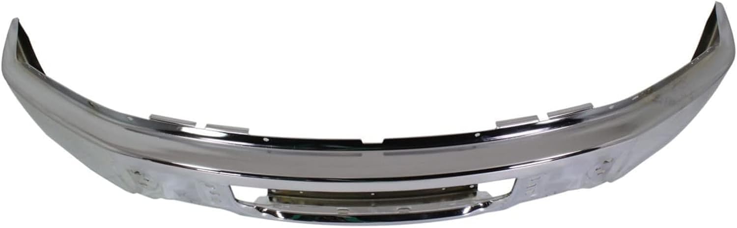 Front Bumper Face Bar Chrome Steel Direct Replacement Compatible With 2009-2014 Ford F-150 FO1002412 9L3Z17757A