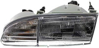 Set Of 2 Front Headlights Assembly Right Passenger & Left Driver Side Direct Replacement Compatible With 1994-1995 Ford Thunderbird FO2502128 FO2503128 F4SZ13008B F4SZ13008A