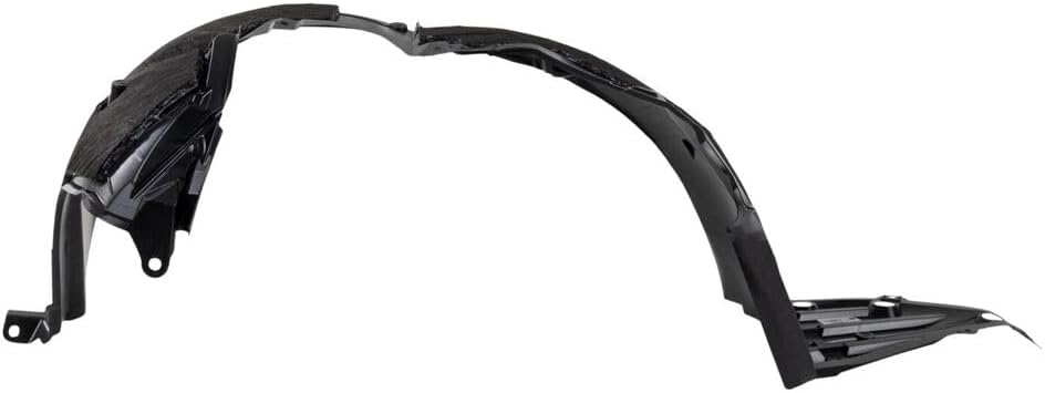 Front Fender Liner Vacuum Fom Left Driver Side Direct Replacement Compatible With 2013 Nissan Altima NI1248131 638413TA0A