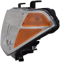 Set Of 2 Front Head Light Assembly Plastic Left Driver & Right Passenger Side Direct Replacement Compatible With 2005-2008 Nissan Frontier / 2005-2007 Pathfinder NI2502157 NI2503157