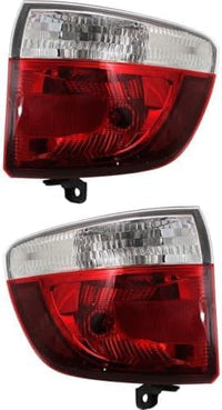 Set Of 2 Tail Light Outer Assembly Right Passenger & Left Driver Side Direct Replacement Compatible With 2011-2013 Dodge Durango CH2805103 CH2804103 55079136AG 55079137AG