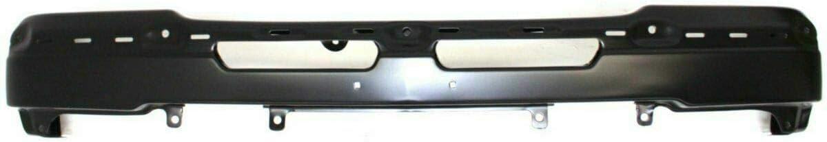 Front Bumper Primed + Upper Cover + Lower Valance Textured + Outer Brace Bracket LH & RH Side Direct Replacement Compatible With Chevrolet Silverado 1500 2003-2006 GM1051110 GM1002417