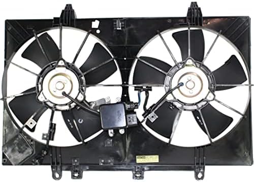 Front Dual Fan Assembly Direct Replacement Compatible with 2006-2008 Infiniti M35 / 2006-2010 M45 IN3115105 21481EH11B B1481EH11B