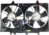 Front Dual Fan Assembly Direct Replacement Compatible with 2006-2008 Infiniti M35 / 2006-2010 M45 IN3115105 21481EH11B B1481EH11B