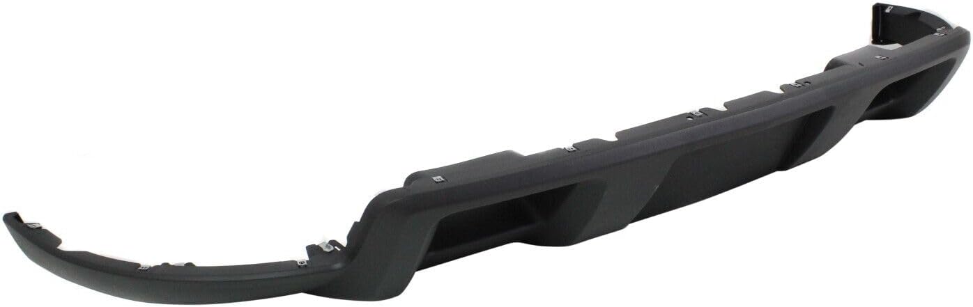 Front Bumper Lower Valance Air Deflector + Extension Textured Direct Replacement Compatible With 2011-2014 Chevrolet Silverado 2500HD 3500HD GM1092213 GM1095195 19370763 20845670