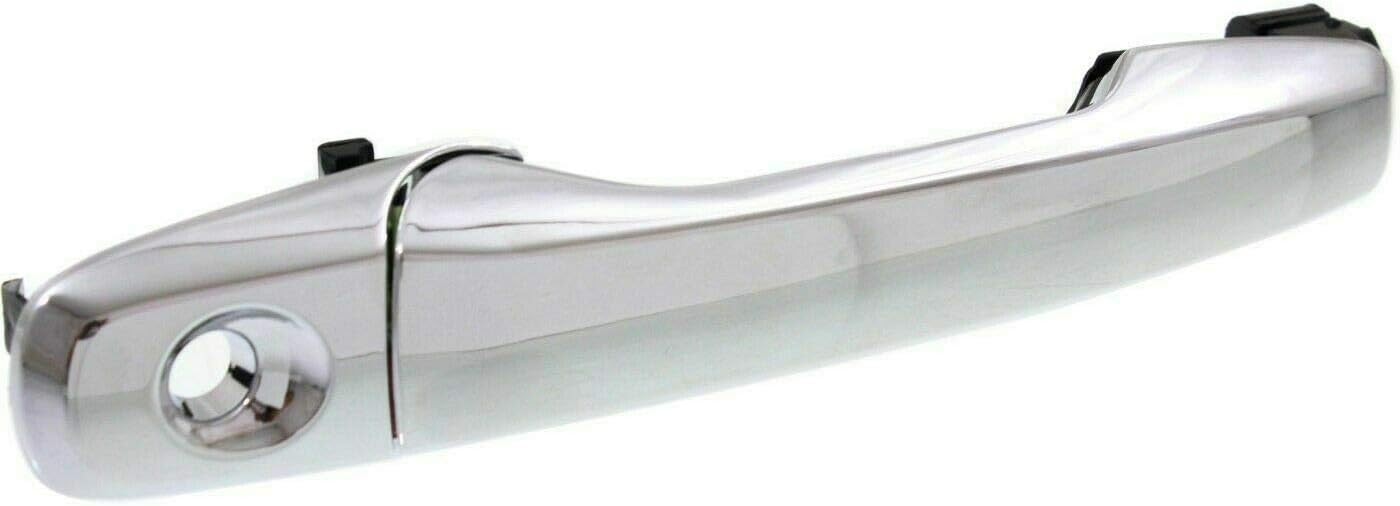 Front Exterior Door Handle Chrome Left Driver Side Direct Replacement Compatible with 2011-2014 Ford Edge / 2011-2017 Explorer BB5Z7822404BA BA1Z78218A14A