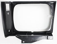 Set Of 2 Front Head Light Door Bezel Primed Left Driver & Right Passenger Side Direct Replacement Compatible With 1982-1990 S10 Pickup GM2513127 GM2512127 15653682 15653681