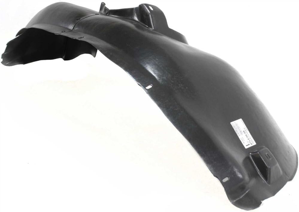 Front Fender Liner Left Driver Side Direct Replacement Compatible With 2006-2010 Volkswagen Beetle VW1248109 1C0809961G