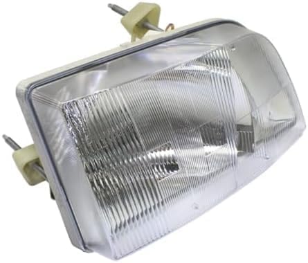 Set Of 2 Front Head Light Assembly Lens And Housing Left Driver & Right Passenger Side Direct Replacement Compatible With 1998-2011 Volvo VN-Series VO2519105 VO2518105