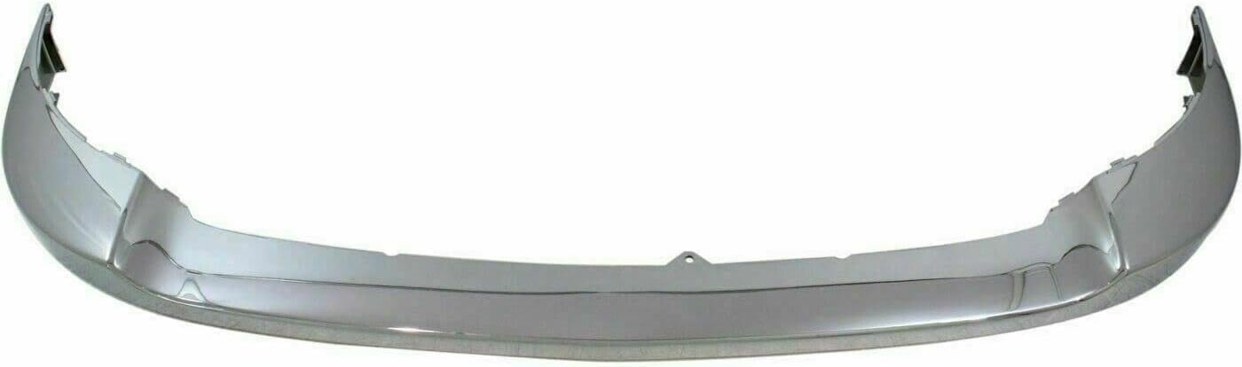 New Front Bumper + Upper Cover Chrome + Lower Valance Air Deflector + Extension Textured Direct Replacement Compatible With Chevrolet Silverado 2500HD 3500HD 2011-2014 GM1002837