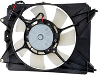 Front A/C Condenser Cooling Fan Assembly Plastic Direct Replacement Compatible with 2012-2015 Honda Civic / 2013-2015 Acura ILX HO3115159 19030RSJE01-PFM