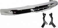 AUTOS PARTS PLUS Front Bumper Chrome With Brackets + Lower Valance Textured + Fog Light Right Passenger & Left Driver Side Direct Replacement Compatible With 2004-2012 Chevrolet Colorado/GMC Canyon
