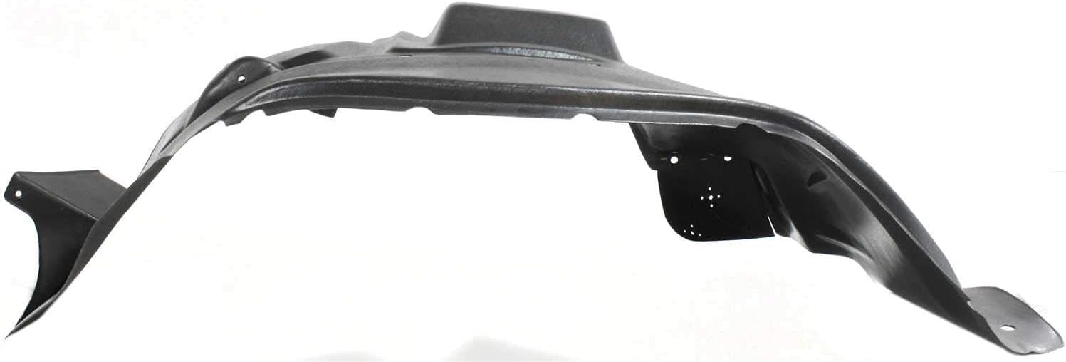 Front Fender Liner Left Driver Side Direct Replacement Compatible With 2002-2009 Chevrolet Trailblazer/GMC Envoy / 2004-2007 Buick Rainier GM1248127 15165886