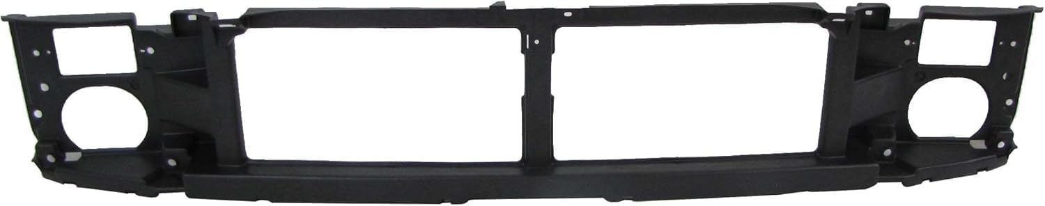 Front Grille + Header Panel + Head Light Door Bezels Left Driver & Right Passenger Side Direct Replacement Compatible With 1992-1997 Ford F-Series FO1220113 FO1200173 FO2513131
