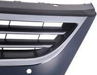 Front Grille Primed Shell And Insert With Chrome Molding Plastic Direct Replacement Compatible Wit 2009-2012 Volkswagen CC / 2009-2010 Passat CC VW1200145 3C8853651QGRU