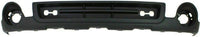 Front Bumper Chrome Steel + Upper Cover Primed + Lower Valance Air Deflector + Extension Textured Direct Replacement Compatible With GMC Sierra 1500 2007-2013 GM1015100