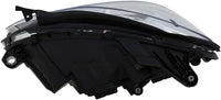 Front Head Light Assembly With Chrome Interior Plastic Right Passenger Side Direct Replacement Compatible With 2012-2014 Mercedes Benz C-Class MB2503187 2048205459