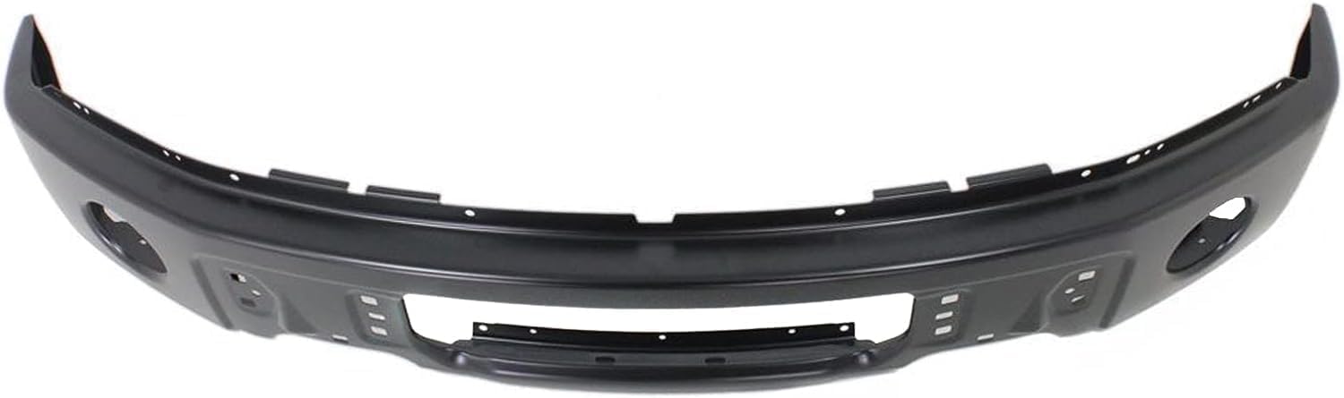 Front Bumper Face Bar Primed Steel Direct Replacement Compatible With 2009-2014 Ford F-150 FO1002413 9L3Z17757DPTM