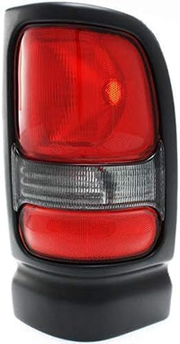 Set OF 2 Tail Light Lens And Housing Right Passenger & Left Driver Side Direct Replacement Compatible With 1994-2002 Dodge Ram 1500 2500 3500 CH2800122 CH2801122 55055265AC 55055264AC