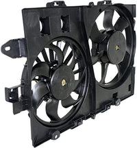 Front Radiator Dual Fan Assembly Direct Replacement Compatible with 2006-2008 Chevrolet Equinox/Pontiac Torrent GM3115204 GM3110160 19130470-PFM 19130470 19130471 19129813 19129814