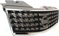 Front Grille Chrome Shell With Prime Insert Plastic Direct Replacement Compatible With 2007-2009 Nissan Sentra NI1200222 62070ET000