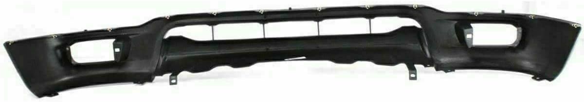 Front Bumper Steel + Grille Chrome Shell With Painted Dark Gray Insert + Filler + Lower Valance Panel Direct Replacement Compatible With Toyota Tacoma 2001-2004 TO1095196