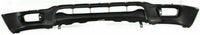 Front Bumper Steel + Grille Chrome Shell With Painted Dark Gray Insert + Filler + Lower Valance Panel Direct Replacement Compatible With Toyota Tacoma 2001-2004 TO1095196