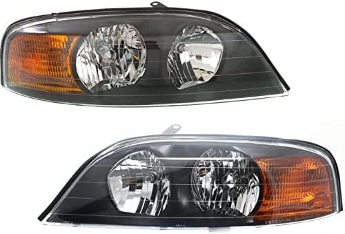 Set Of 2 Front Headlight Assembly Right Passenger & Left Driver Side Direct Replacement Compatible With 2000-2002 Lincoln LS 2W4Z13008CA-PFM 2W4Z13008BA-PFM
