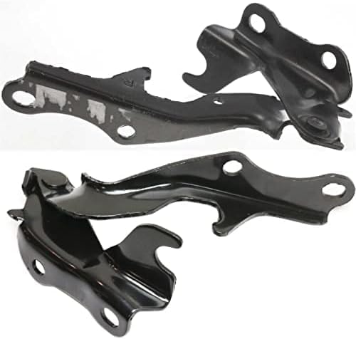 Set of 2 Front Hood Hinge Right Passenger & Left Driver Side Direct Replacement Compatible with 1997-1999 Toyota Camry TO1236104 TO1236103 53410AA010 53420AA010