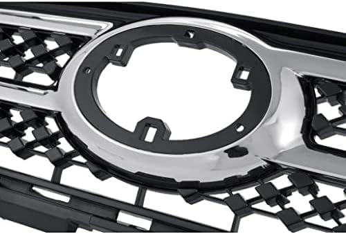 Front Grille Assembly Primed Shell And Insert With Chrome Molding Plastic Direct Replacement Compatible With 2006-2008 Toyota RAV4 TO1200292 5310142180