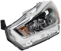 Set Of 2 Front Head Light Assembly Plastic Left Driver & Right Passenger Side Direct Replacement Compatible With 2018-2020 Nissan Kicks NI2503264 NI2502264 260105RL0A 260605RL0A