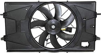 Front Radiator Cooling Fan Assembly Plastic Direct Replacement Compatible with 2003-2007 Saturn Ion GM3115177 15860809