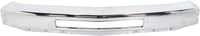 Front Bumper Chrome Steel + Lower Valance + Extension Textured + Set Of 2 End Cap Primed Left & Right Side Direct Replacement Compatible With Chevrolet Silverado 1500 2007-2013