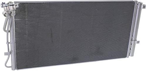 Front A/C Condenser Aluminum Core Direct Replacement Compatible With 2010-2012 Hyundai Genesis Coupe HY3030145 976062M100