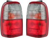 Set Of 2 Tail Light Assembly Plastic Left Driver & Right Passenger Side Direct Replacement Compatible With 1996-1997 Toyota 4Runner TO2800122 TO2801122 8155035120 8156035120