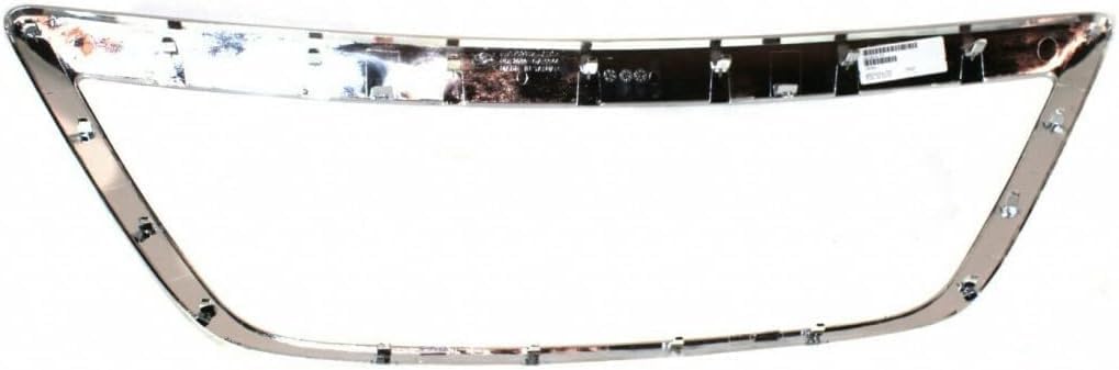 Front Center Grille Surround Trim Molding Chrome Direct Replacement Compatible With 2005-2007 Honda Odyssey HO1202103 71122SHJA01