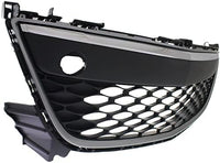 Front Bumper Grille Chrome Plastic Direct Replacement Compatible With 2010-2012 Mazda CX-7 MA1036120 EH45501T0J