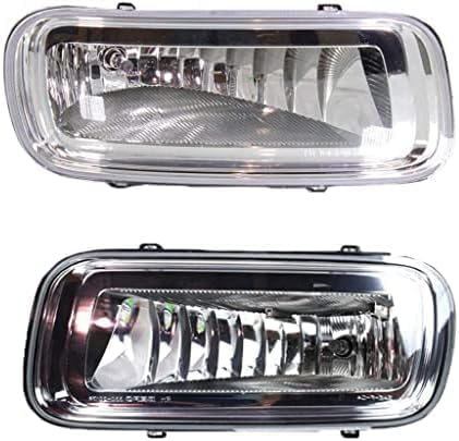 Set Of 2 Front Fog Light Assembly With Bracket Left Driver & Right Passenger Side Direct Replacement Compatible With 2004-2006 Ford F-150 FO2593209 FO2592209 5L3Z15200A 5L3Z15201A