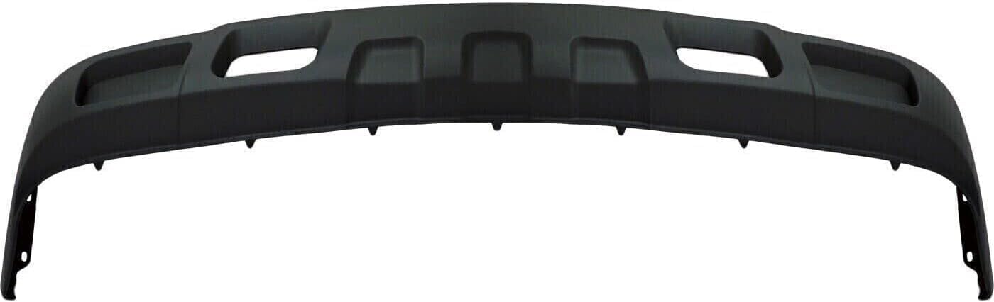 Front & Rear Bumper Chrome Steel + Grille + Upper Cover + Lower Valance Air Deflector Textured Direct Replacement Compatible With 2003-2006 Chevrolet Silverado 2500HD 3500 GM1051109