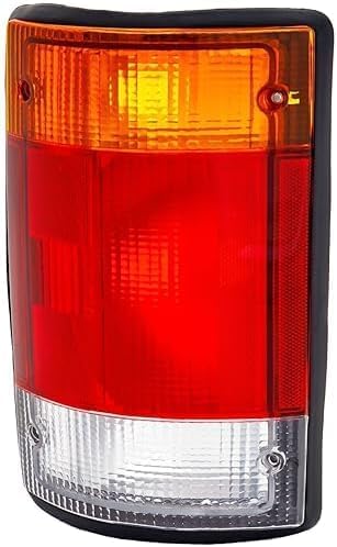 Set Of 2 Tail Light Lens And Housing Right Passenger & Left Driver Side Direct Replacement Compatible With 1992-1994 Econoline Van FO2801115 FO2800115 F2UZ13404A F2UZ13405A