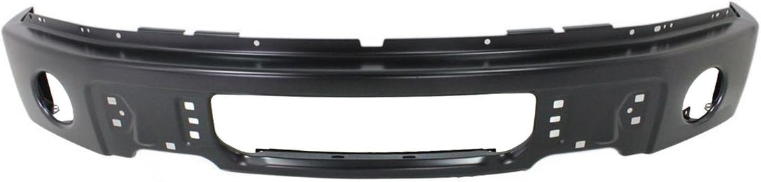 Front Bumper Face Bar Primed Steel Direct Replacement Compatible With 2009-2014 Ford F-150 FO1002413 9L3Z17757DPTM