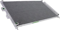 Front AC Condenser Aluminum Core Direct Replacement Compatible With 2006-2011 Honda Civic HO3030140 80110SNAA02
