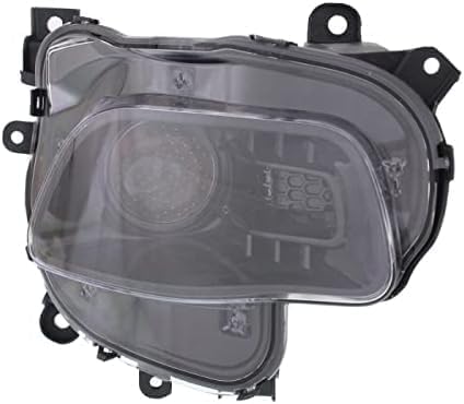 Set Of 2 Front Headlight Assembly Halogen With Black Trim Right Passenger & Left Driver Side Direct Replacement Compatible With 2014-2018 Jeep Cherokee CH2503249 CH2502249 68102846AE