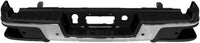 Rear Bumper Chrome Steel With Step Pad Assembly & Sensor Holes Direct Replacement Compatible With 2019-2021 Chevy Colorado/GMC Canyon GM1102568 GM1103206 GM1103205 84567940