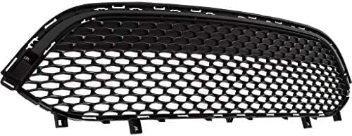AUTOS PARTS PLUS Front Bumper Grille Textured With Fog Light Holes Direct Replacement Compatible With 2017-2020 Chrysler Pacifica CH1036158 68243498AA